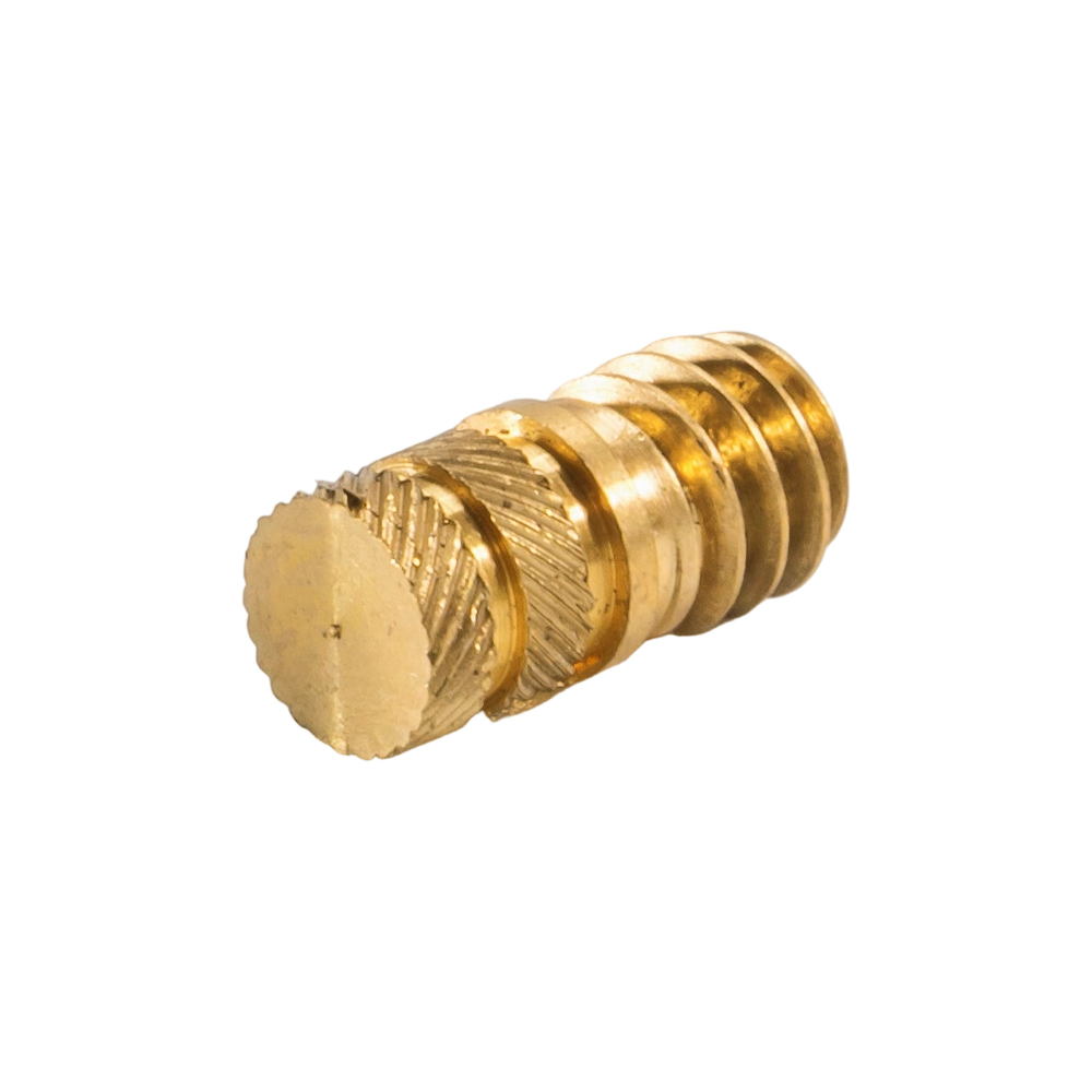 Double Section Diagonal Knurl Injection Mold Nut
