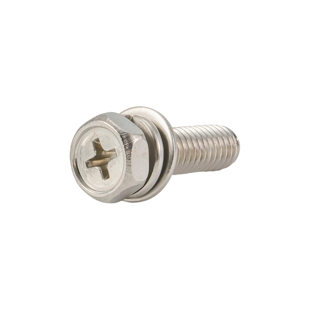 Hexagon Head Slotted Combo Drive SEMS Screw