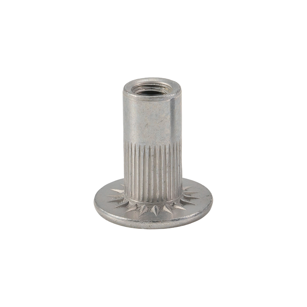 Knurled Rivet Nut with Anti-Slip Teeth