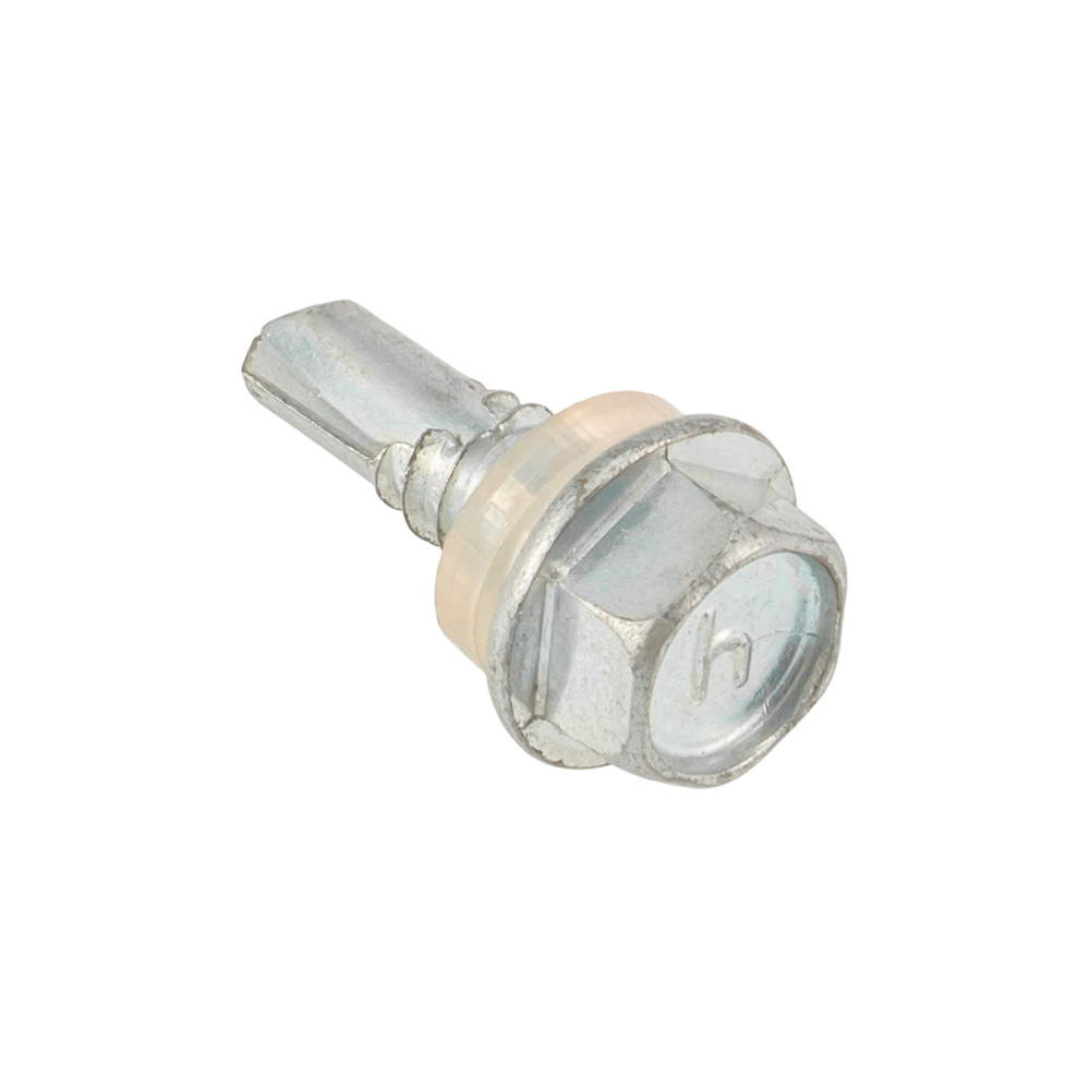 Hex Flange Drill Tail Screw with Rubber Washer