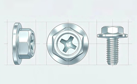Triangular-Thread Recessed Cross-Recess Hex Serrated Flange Bolt | Technical Breakdown